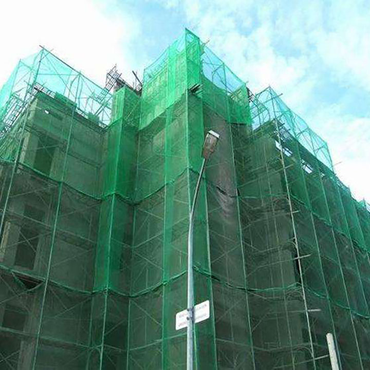 HDPE Fall Protection Safety Net ການກໍ່ສ້າງສຸດທິຄວາມປອດໄພພາດສະຕິກ